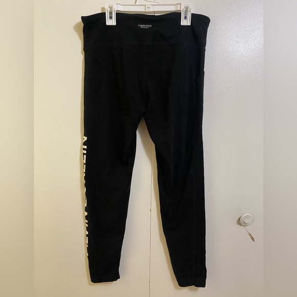 Calvin Klein Black Logo Leggings - Picture 2 of 3